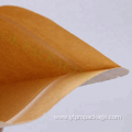 Food-Grade Plastic zipper kraft paper bag with window